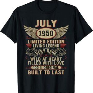Custom Legend Born In July  Vintage Birthday T-Shirt